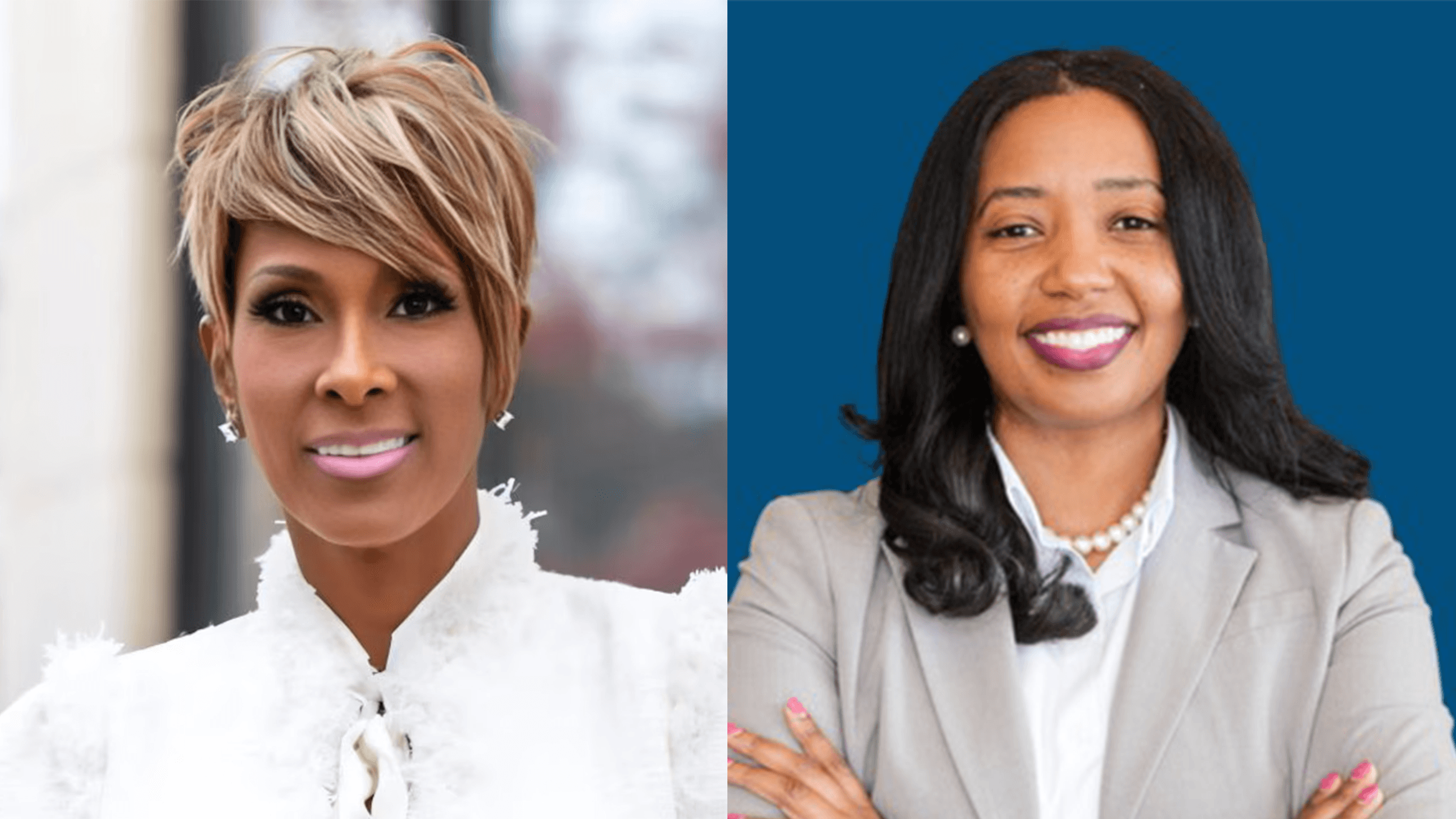 State Rep. Juandalynn Givan (left) and Alicia Escott Lumpkin (right).